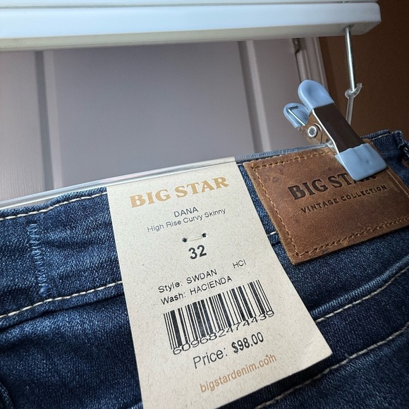 NWT Big Star Women’s DANA High Rise Curvy Skinny Jeans - Picture 9 of 10